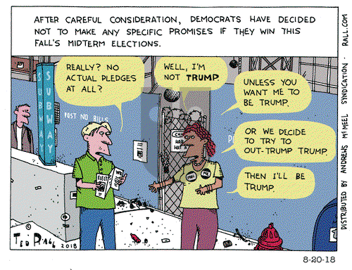 Ted Rall - Monday August 20, 2018 Comic Strip