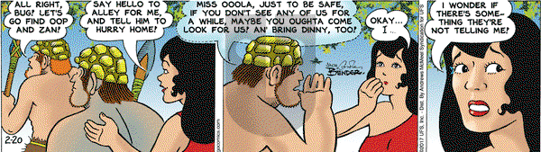 Alley Oop on Monday February 20, 2017 Comic Strip