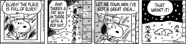 Peanuts - Friday December 21, 1979 Comic Strip