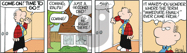 Drabble on Saturday May 11, 2013 Comic Strip