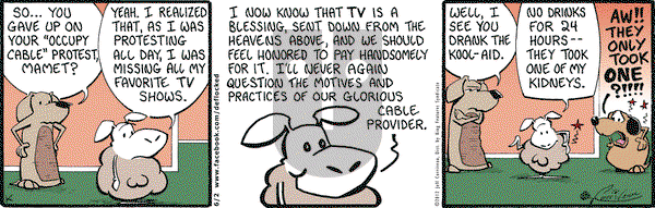 DeFlocked on Saturday June 2, 2012 Comic Strip