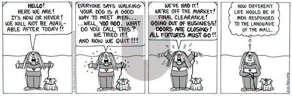 Cathy Classics on Monday May 18, 1998 Comic Strip