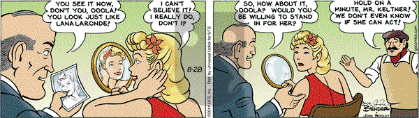 Alley Oop on Thursday August 28, 2014 Comic Strip