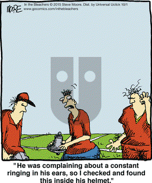 In the Bleachers on Thursday October 1, 2015 Comic Strip