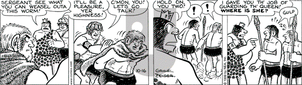 Alley Oop on Saturday October 16, 1999 Comic Strip