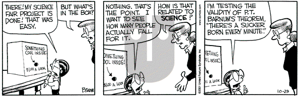 Grand Avenue on Tuesday October 23, 2001 Comic Strip