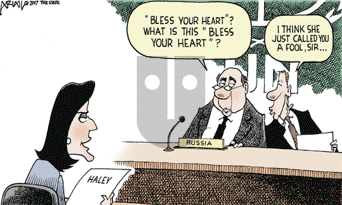 Robert Ariail on Tuesday April 11, 2017 Comic Strip