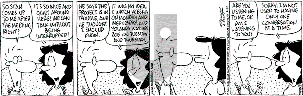 Baby Blues on Thursday March 22, 2001 Comic Strip