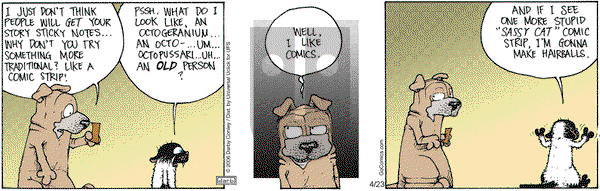 Get Fuzzy on Wednesday April 23, 2014 Comic Strip