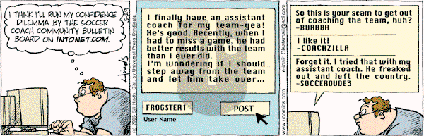 Cleats - Thursday May 29, 2003 Comic Strip