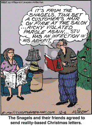 Close to Home on Wednesday December 6, 2017 Comic Strip