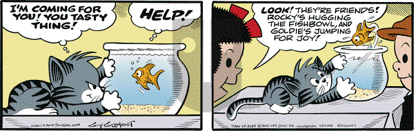 Nancy on Saturday January 17, 2015 Comic Strip