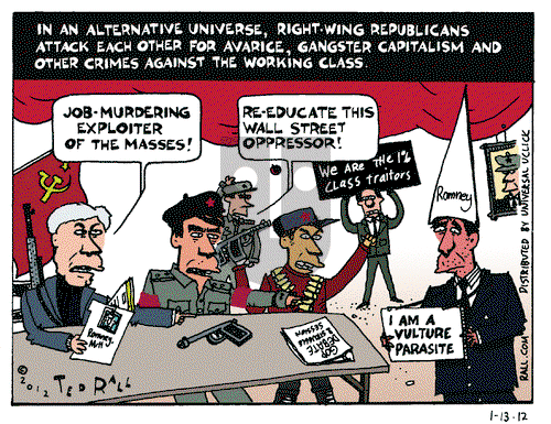 Ted Rall - Friday January 13, 2012 Comic Strip