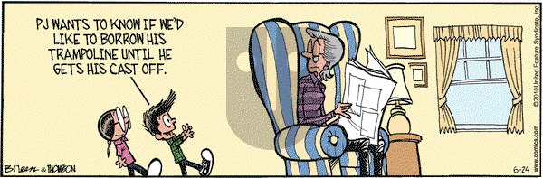 Grand Avenue on Thursday June 24, 2010 Comic Strip
