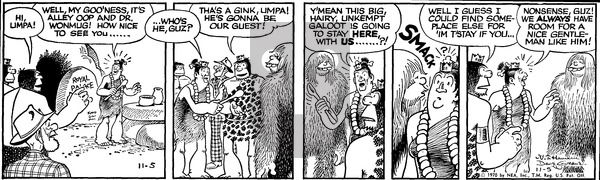 Alley Oop on Thursday November 5, 1970 Comic Strip