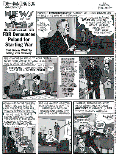 Tom the Dancing Bug on Monday February 24, 2025 Comic Strip