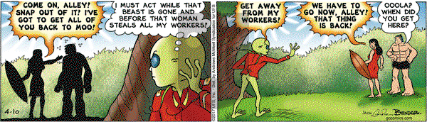 Alley Oop on Monday April 10, 2017 Comic Strip