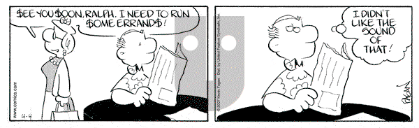 Drabble on Monday May 21, 2007 Comic Strip