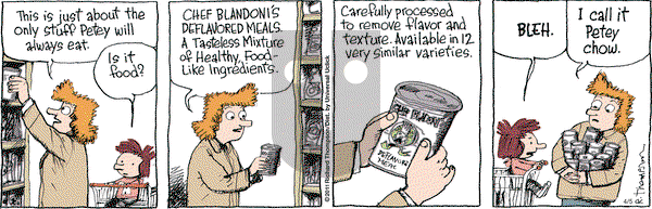 Cul de Sac on Tuesday April 5, 2011 Comic Strip