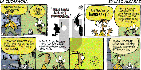 La Cucaracha on Sunday December 14, 2003 Comic Strip
