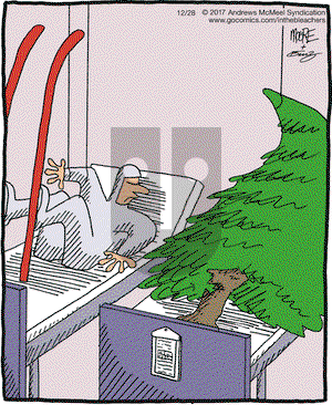 In the Bleachers on Thursday December 28, 2017 Comic Strip