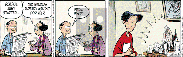 Baldo on Monday September 9, 2013 Comic Strip