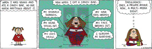 Cathy Classics on Saturday November 8, 2003 Comic Strip