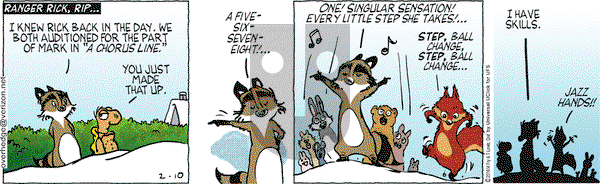 Over the Hedge on Wednesday February 10, 2016 Comic Strip