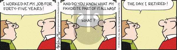 The Born Loser on Friday October 10, 2014 Comic Strip