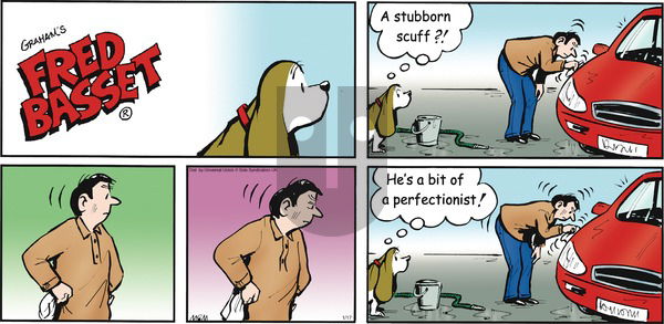 Fred Basset on Sunday January 17, 2016 Comic Strip