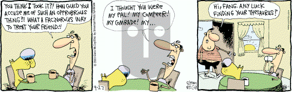 The Duplex on Saturday September 27, 2003 Comic Strip