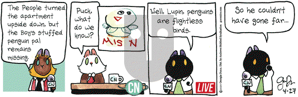 Breaking Cat News on Monday April 27, 2020 Comic Strip