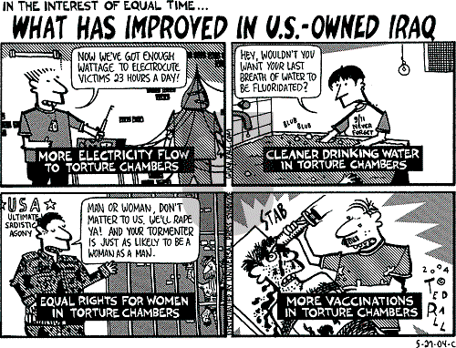 Ted Rall on Sunday May 30, 2004 Comic Strip