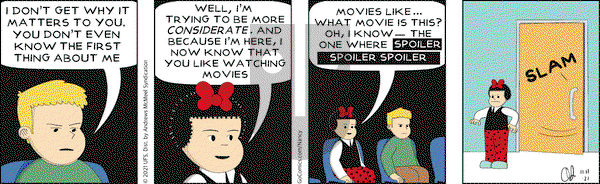 Nancy - Thursday November 11, 2021 Comic Strip