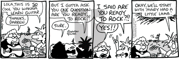 Lola on Thursday October 6, 2005 Comic Strip