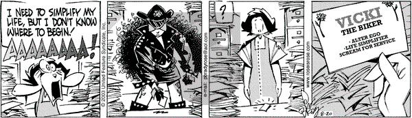 Rose is Rose on Wednesday August 20, 2003 Comic Strip
