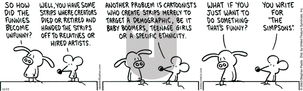 Pearls Before Swine on Tuesday December 23, 2003 Comic Strip