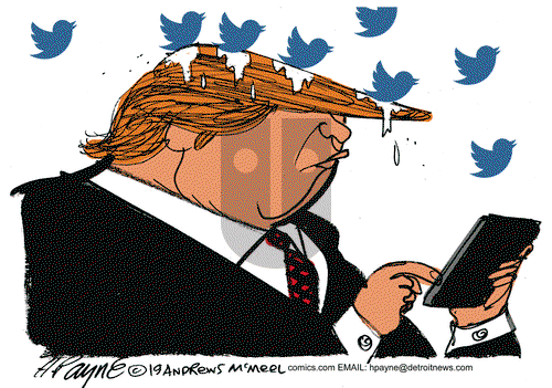 Henry Payne on Monday July 15, 2019 Comic Strip