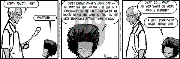The Boondocks on Thursday April 17, 2025 Comic Strip