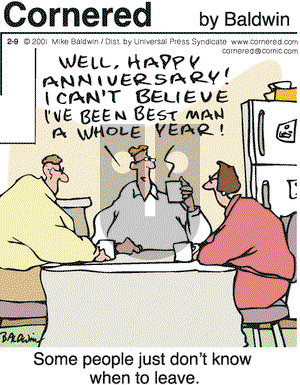 Cornered on Friday February 9, 2001 Comic Strip