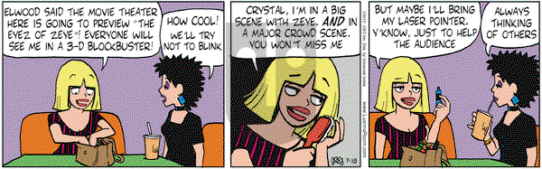 Luann - Wednesday July 18, 2012 Comic Strip