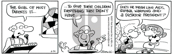 Soup to Nutz - Old on Saturday June 30, 2007 Comic Strip