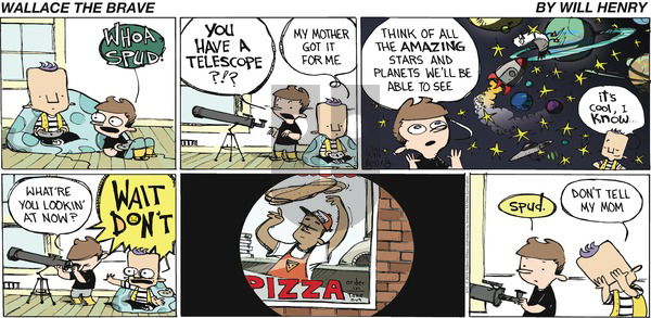 Wallace the Brave on Sunday April 15, 2018 Comic Strip