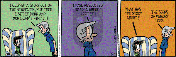 Grand Avenue on Thursday May 21, 2015 Comic Strip