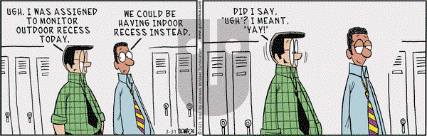 Grand Avenue on Monday March 31, 2025 Comic Strip