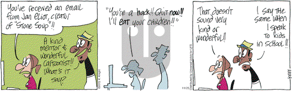 The Knight Life on Monday November 25, 2013 Comic Strip