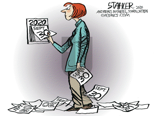 Jeff Stahler on Tuesday September 22, 2020 Comic Strip