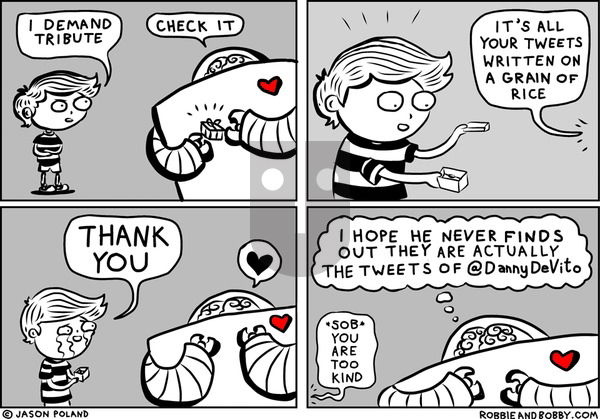 Robbie and Bobby on Tuesday April 8, 2025 Comic Strip