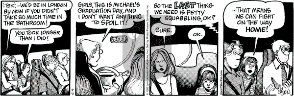 For Better or For Worse on Wednesday June 9, 1999 Comic Strip