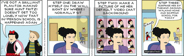 Nancy on Wednesday March 17, 2021 Comic Strip